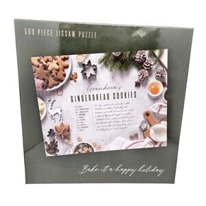 Spoonful Of Comfort Jigsaw Puzzle Grandma's Gingerbread Cookies 500 Pieces NEW